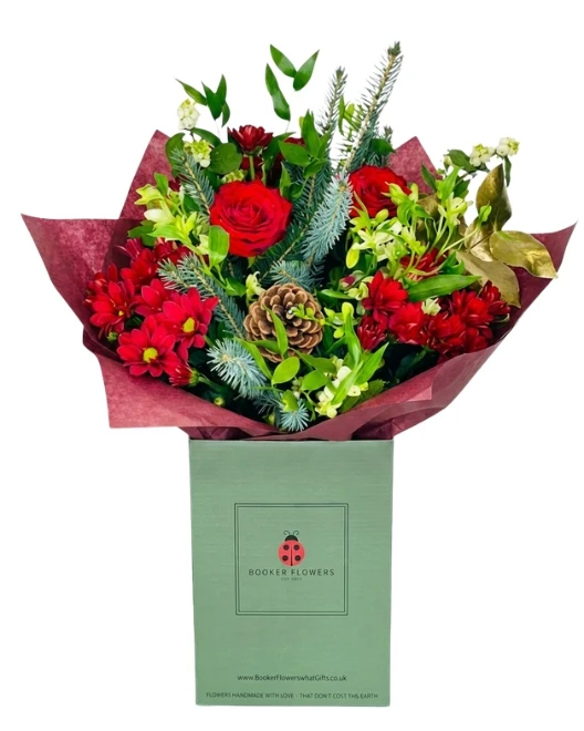 Christmas Cracker Bouquet of Flowers Christmas Cracker Bouquet of Flowers