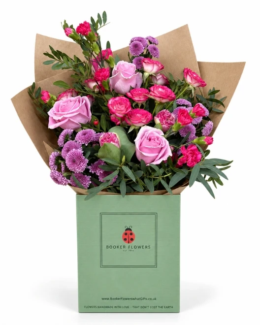 Petals Of Pink Joy Bouquet in a Box Petals Of Pink Joy Bouquet in a Box