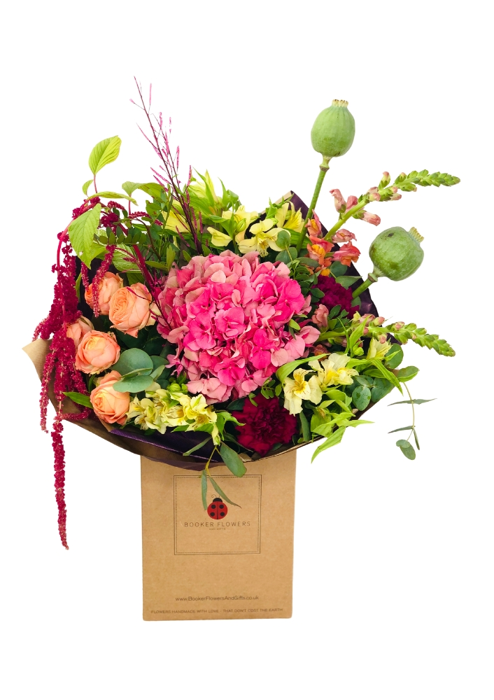 Lady Marmalade Autumn Handtied Bouquet in water bubble Lady Marmalade Autumn Handtied Bouquet in water bubble