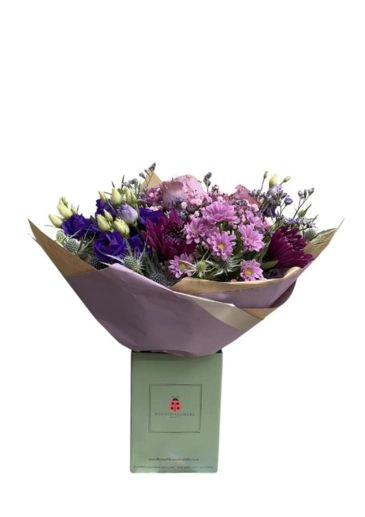Luscious Lilacs and Purples Bouquet in a Box