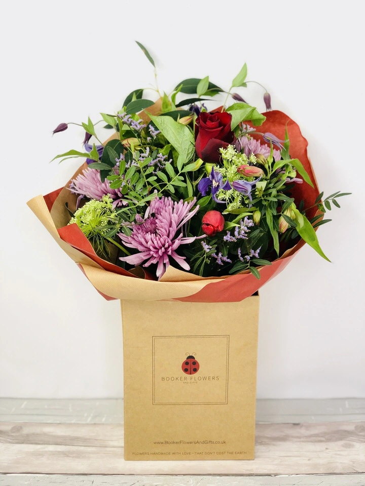 Roses Are Red Violets Are Blue Valentines Bouquet