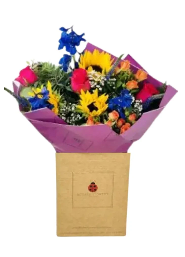 Summer Rainbow Hand-tied Bouquet